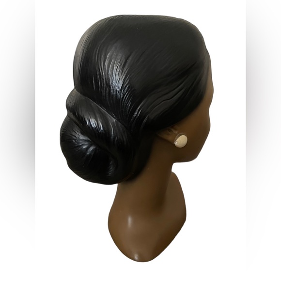 VTG Marwal Chalkware Bust Polynesian Woman - Picture 5 of 9